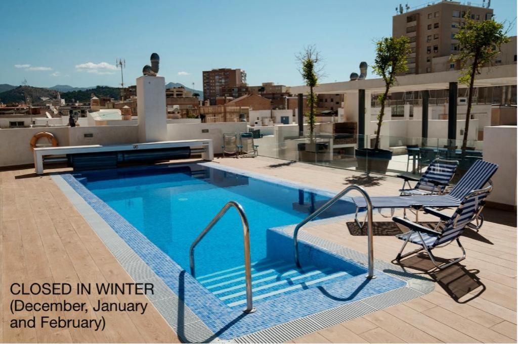 Apartamento Deluxe Con Piscina, Terraza & Parking Малага Экстерьер фото